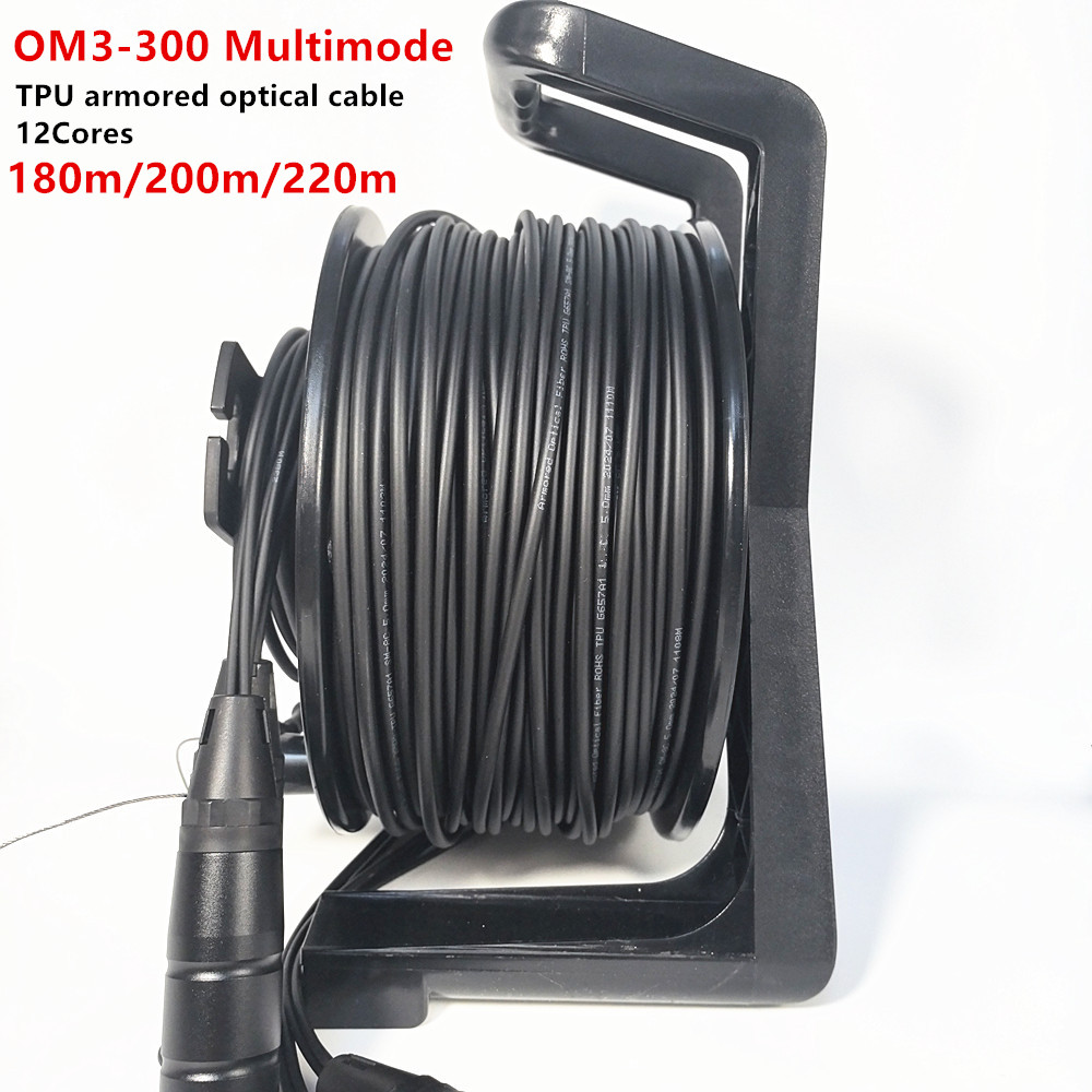 Reel Cover - OM3 multimodo, 12 núcleos, Cable de
