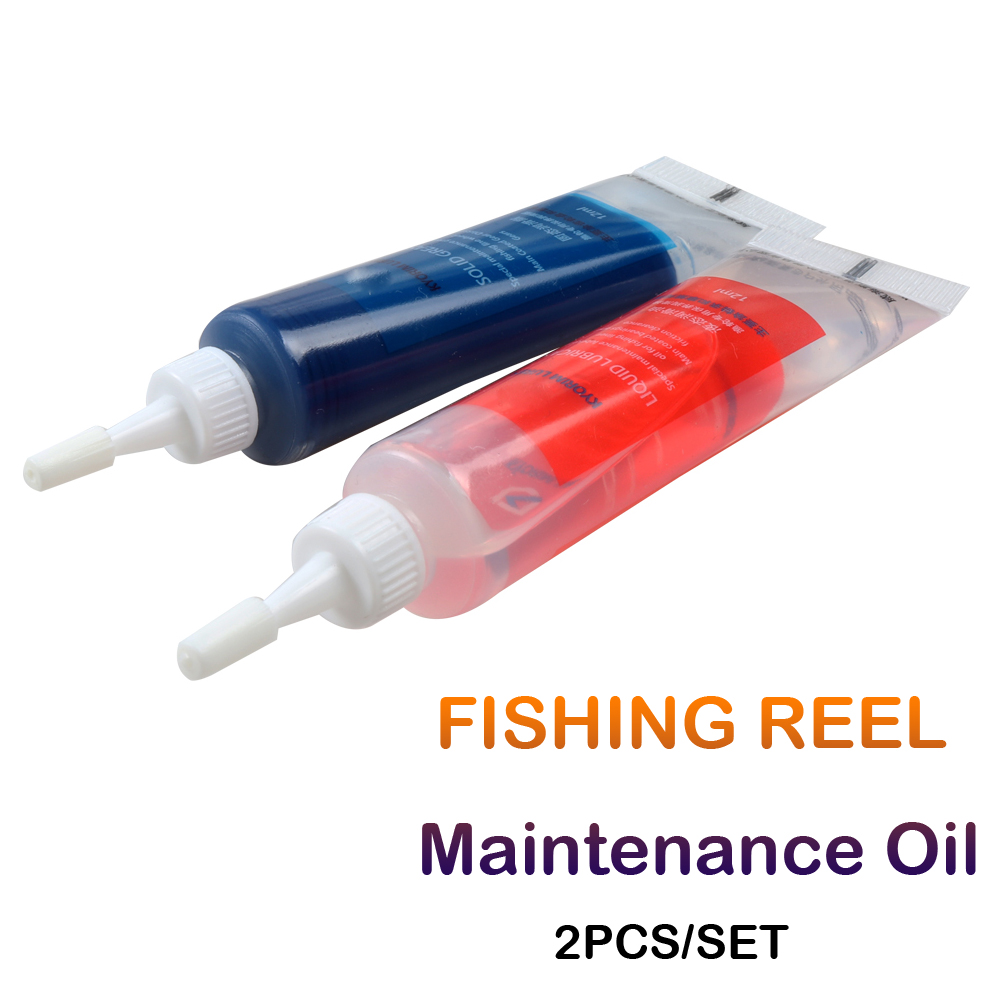 Reel Grease - Carrete de pesca de 2 piezas,