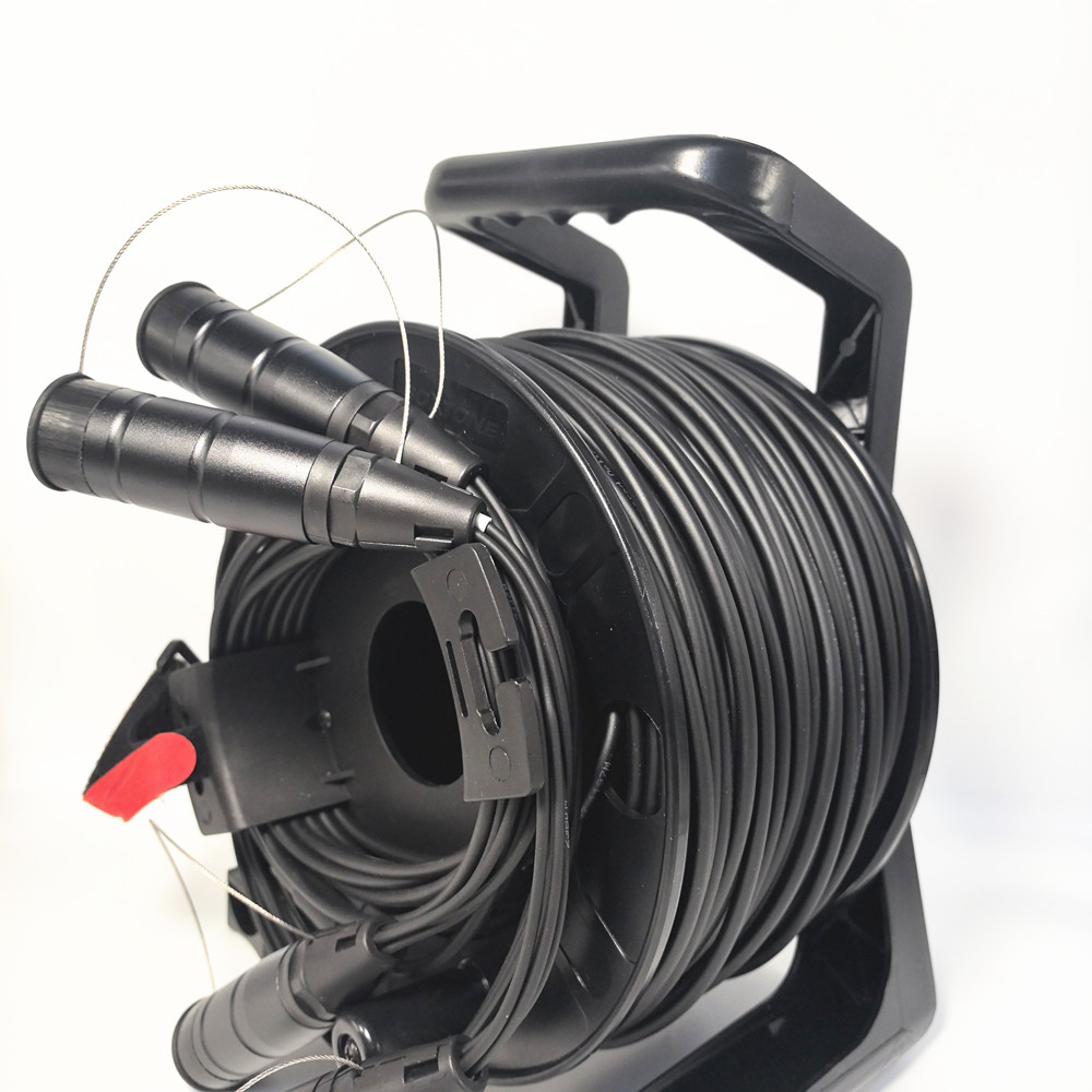 OM3 multimodo, 12 núcleos, Cab - Reel Cover reseña y precio