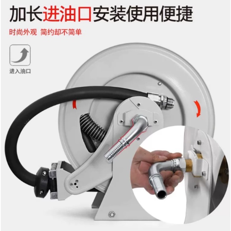 Carrete de manguera de combust - Reel Oil reseña y precio