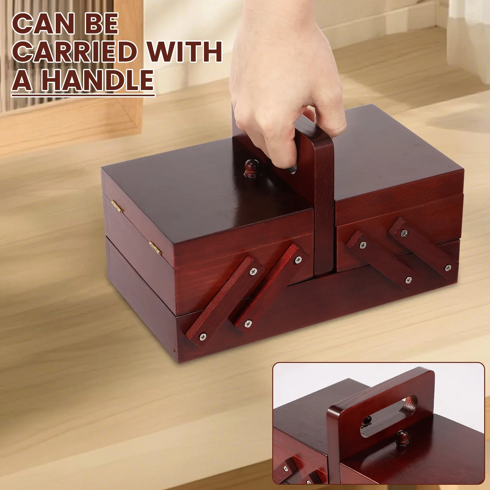 Caja de hilo de coser expandib - Reel Case reseña y precio