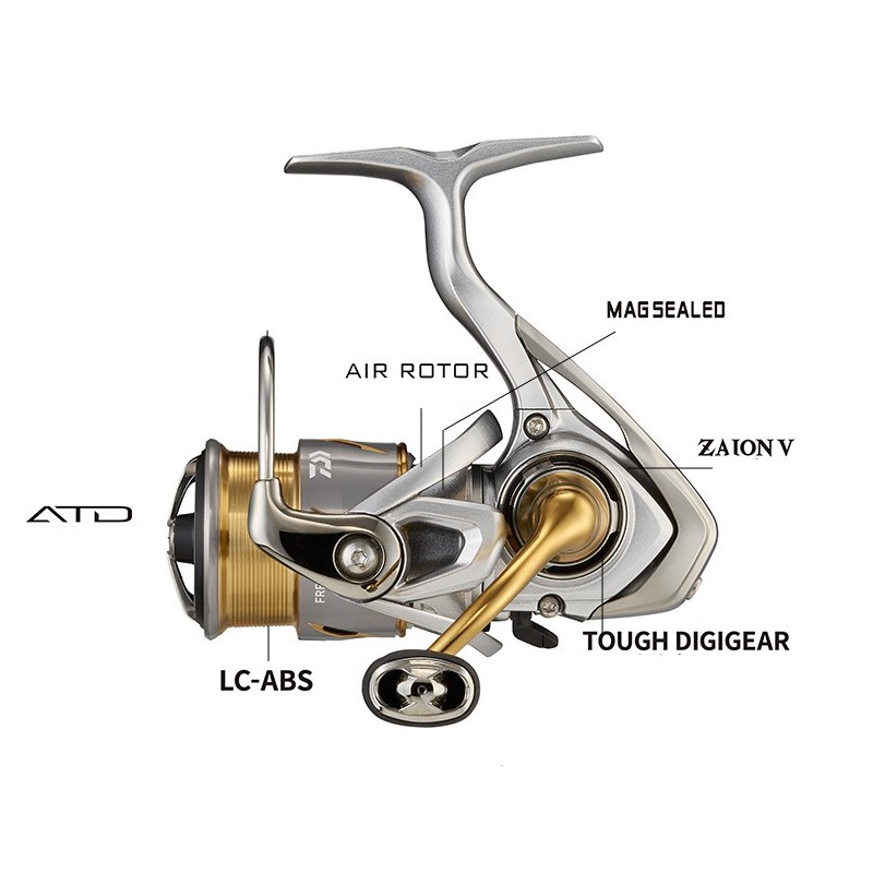 Carrete de pesca giratorio DAI - Daiwa Reel Fuego reseña y precio