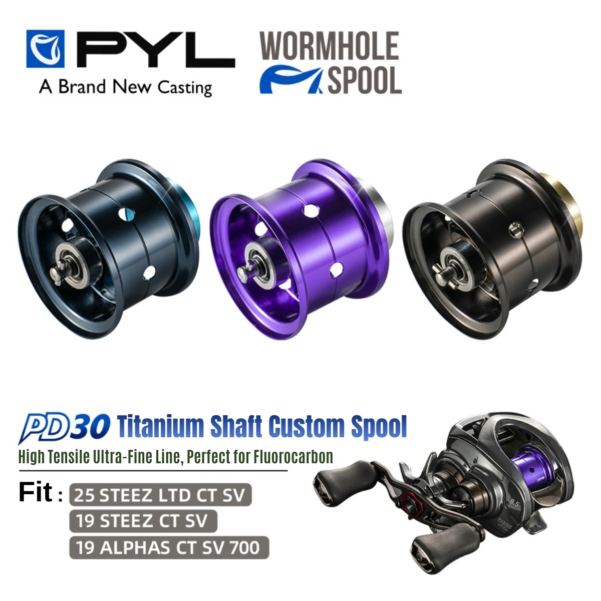 Carrete de Pesca PYL PD30 Mejo - Reel Spare Spool reseña y precio